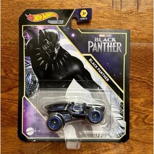 HOT WHEELS Marvel Black Panther Character Metal Die-cast Car